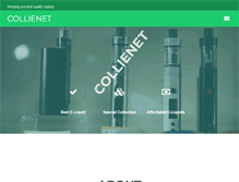 Tablet Screenshot of collienet.com